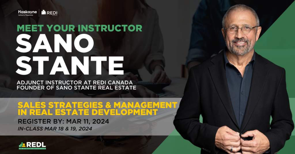 Sano Stante | Adjunct Instructor REDI Canada